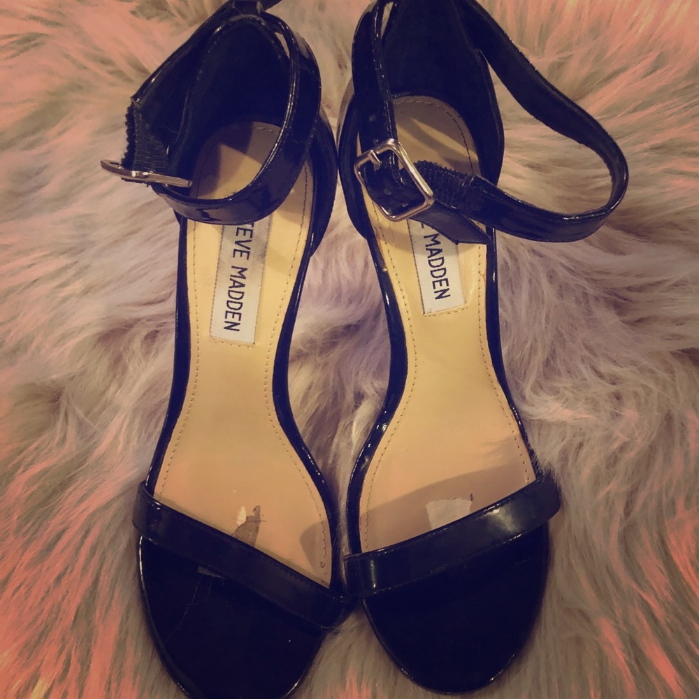 Steve Madden Black Patent Heels